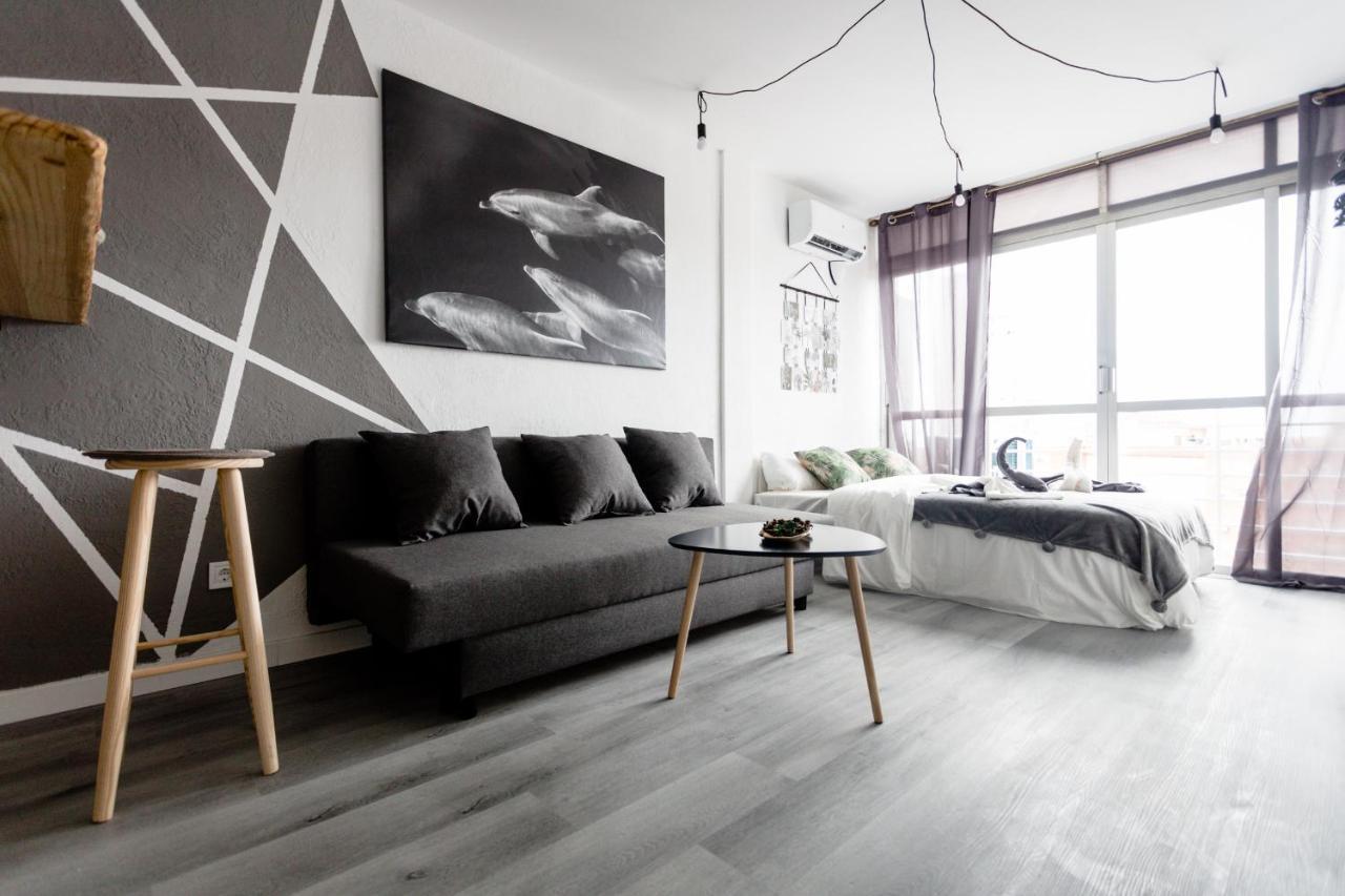בנידורם Modern Studio With See And City View מראה חיצוני תמונה